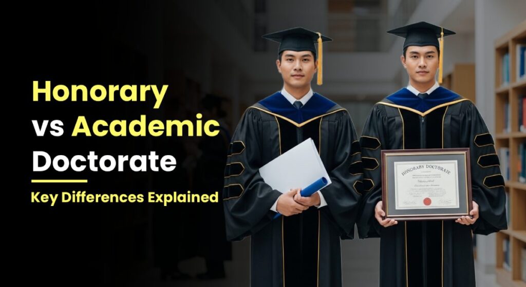 Honorary vs Academic Doctorate
