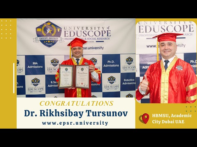 Dr. Rikhsibay Tursunov